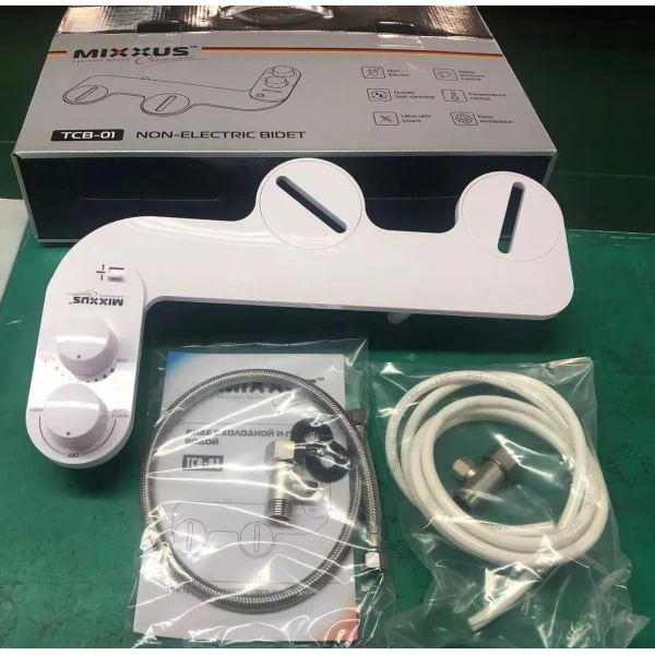 Накладка под крышку унитаза Mixxus Premium TCB-01 Универсальная со встроенным гигиеническим душем (MP6494)