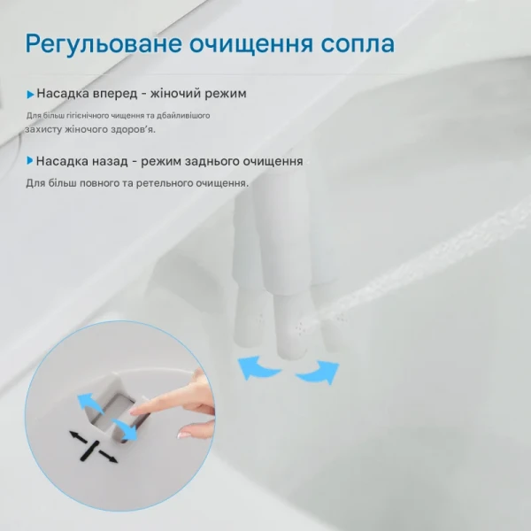 Накладка под крышку унитаза Mixxus Premium TCB-01 Универсальная со встроенным гигиеническим душем (MP6494)