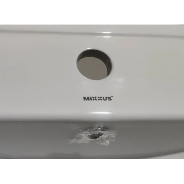 Раковина мебельная Mixxus Premium CUBIC-1501 610х460х170mm с отверстием под смеситель и переливом (MP6495)
