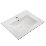 Раковина меблева Mixxus Premium CUBIC-1501 610х460х170mm з отвором під змішувач та переливом (MP6495)