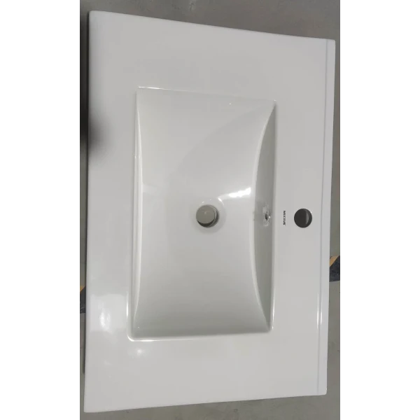 Раковина мебельная Mixxus Premium CUBIC-1502 710х460х170mm с отверстием под смеситель и переливом (MP6496)