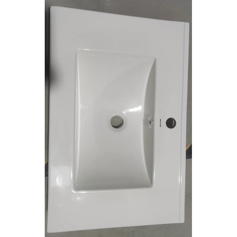 Раковина мебельная Mixxus Premium CUBIC-1502 710х460х170mm с отверстием под смеситель и переливом (MP6496)