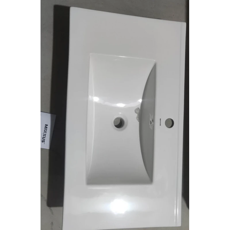 Раковина мебельная Mixxus Premium CUBIC-1503 810х460х170mm с отверстием под смеситель и переливом (MP6497)