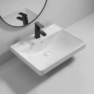 Раковина мебельная MIXXUS PREMIUM STYLE-1501 600х480х190mm с отверстием под смеситель и переливом (MP6498)