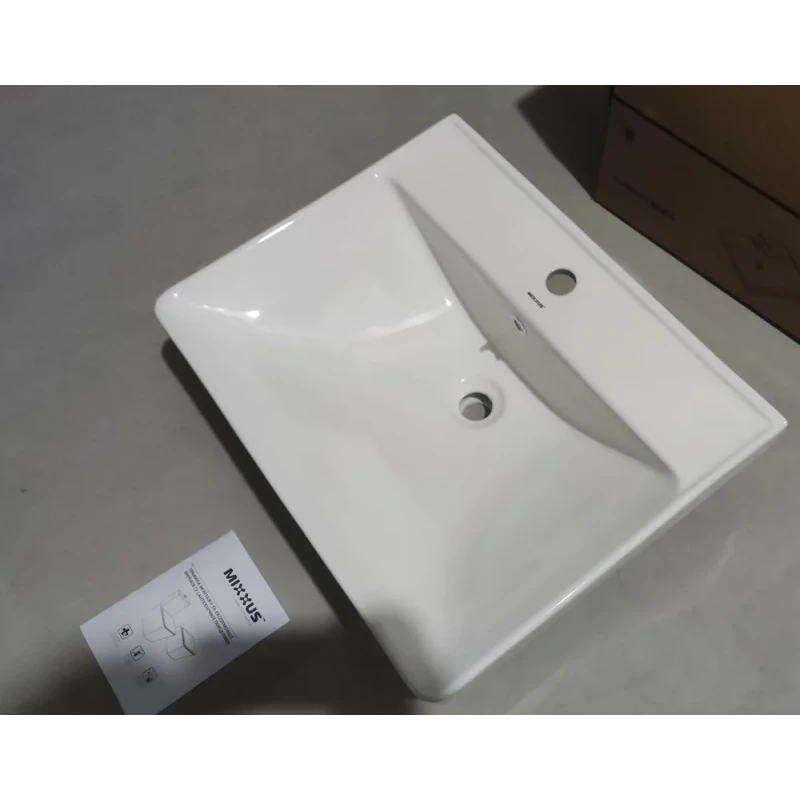 Раковина мебельная MIXXUS PREMIUM STYLE-1501 600х480х190mm с отверстием под смеситель и переливом (MP6498)