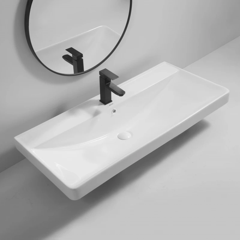 Раковина мебельная MIXXUS PREMIUM STYLE-1504 1000х480х190mm с отверстием под смеситель и переливом (MP6501)