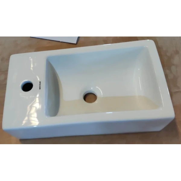 Раковина накладная Mixxus Premium QUADRO-0207 480х260х125mm с отверстием под смеситель (MP6503)