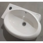 Раковина підвісна Mixxus Premium DIVERSE-1201-R 400х215х140mm з отвором під змішувач та переливом (MP6506)