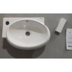 Раковина підвісна Mixxus Premium DIVERSE-1201-R 400х215х140mm з отвором під змішувач та переливом (MP6506)