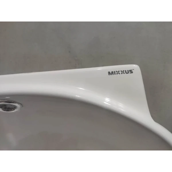 Раковина підвісна Mixxus Premium DIVERSE-1201-R 400х215х140mm з отвором під змішувач та переливом (MP6506)