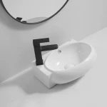 Раковина подвесная Mixxus Premium DIVERSE-1201-R 400х215х140mm с отверстием под смеситель и переливом (MP6506)