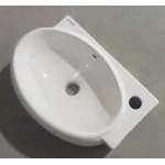 Раковина подвесная Mixxus Premium DIVERSE-1201-L 400х215х140mm с отверстием под смеситель и переливом (MP6507)