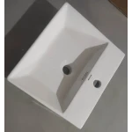 Раковина подвесная Mixxus Premium QUADRO-0205 410х360х130mm с отверстием под смеситель и переливом (MP6508)