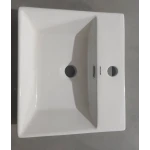 Раковина подвесная Mixxus Premium QUADRO-0205 410х360х130mm с отверстием под смеситель и переливом (MP6508)