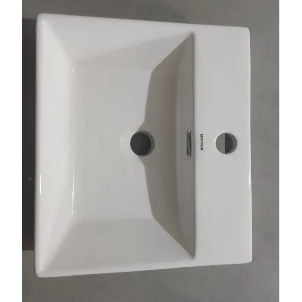 Раковина подвесная Mixxus Premium QUADRO-0205 410х360х130mm с отверстием под смеситель и переливом (MP6508)