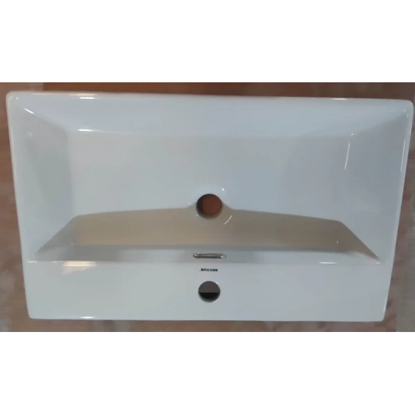 Раковина подвесная Mixxus Premium QUADRO-0206 600х360х130mm с отверстием под смеситель и переливом (MP6509)