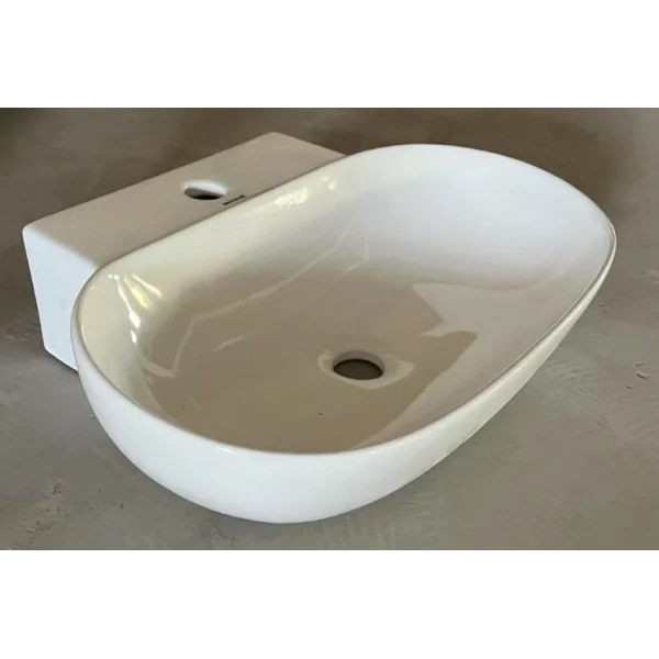 Раковина подвесная MIXXUS PREMIUM DIVERSE-0201 560х390х125mm с отверстием под смеситель (MP6510)