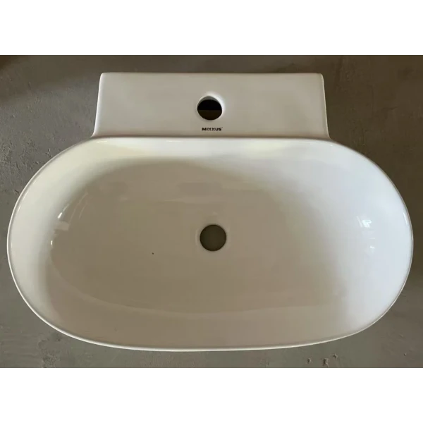 Раковина подвесная MIXXUS PREMIUM DIVERSE-0201 560х390х125mm с отверстием под смеситель (MP6510)