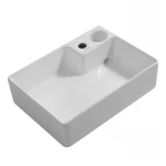 Раковина накладная Mixxus Premium STYLE-0201 520х375х140mm с донным клапаном и отверстием под смеситель (MP6511)