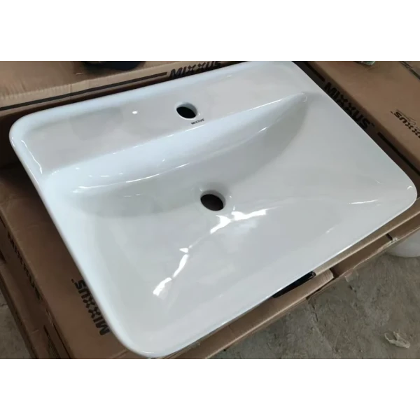 Раковина накладная Mixxus Premium BEVEL-0203 600х405х120mm с отверстием под смеситель (MP6513)