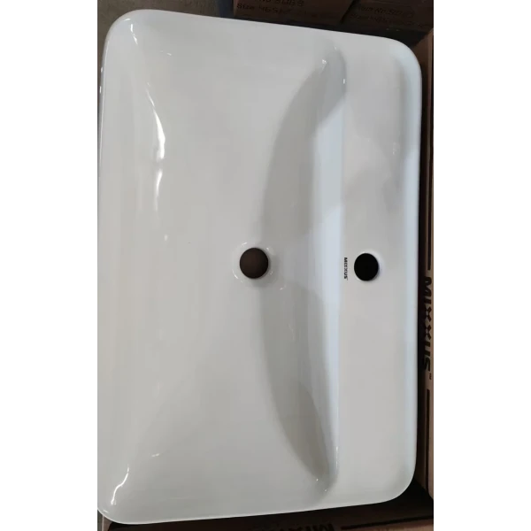 Раковина накладная Mixxus Premium BEVEL-0203 600х405х120mm с отверстием под смеситель (MP6513)