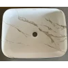 Раковина накладная MIXXUS PREMIUM DIVERSE-0110 MARBLE-BLACK 500х390х130mm (MP6517)