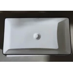 Раковина накладная Mixxus Premium QUADRO-0107 EDGE BLACK 600х340х110mm (MP6521)