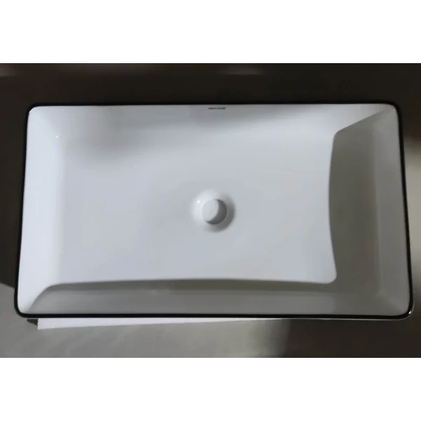 Раковина накладная Mixxus Premium QUADRO-0107 EDGE BLACK 600х340х110mm (MP6521)