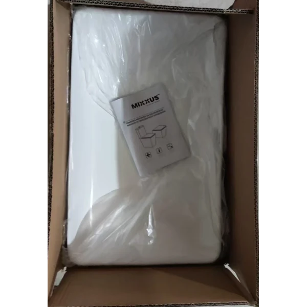 Раковина накладная Mixxus Premium QUADRO-0209 600х370х140mm с переливом (MP6522)
