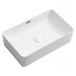 Раковина накладная Mixxus Premium QUADRO-0209 600х370х140mm с переливом (MP6522)