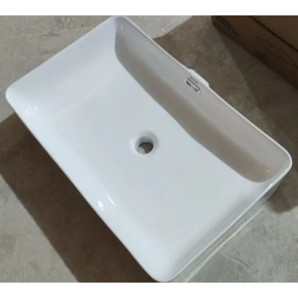 Раковина накладная Mixxus Premium QUADRO-0209 600х370х140mm с переливом (MP6522)