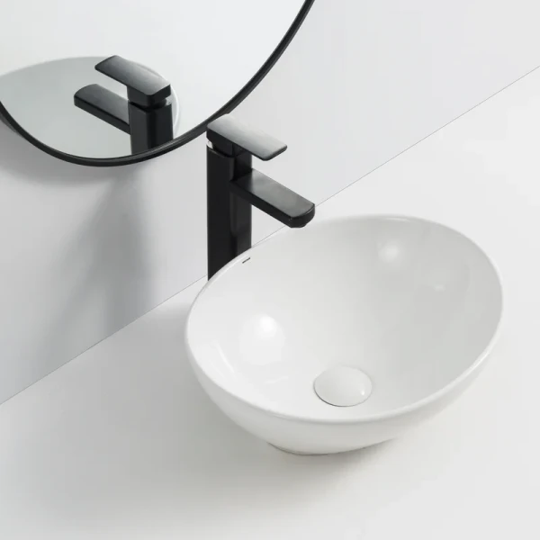 Раковина накладная Mixxus Premium ELLIPSE-0107 345х265х120mm (MP6525)