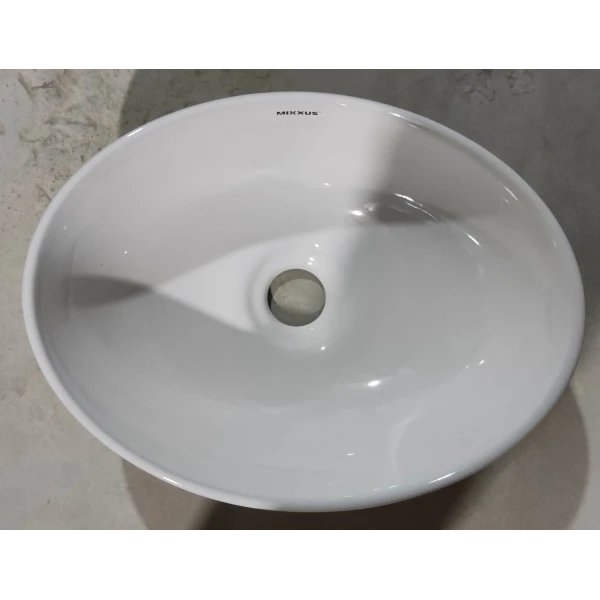 Раковина накладная Mixxus Premium ELLIPSE-0107 345х265х120mm (MP6525)