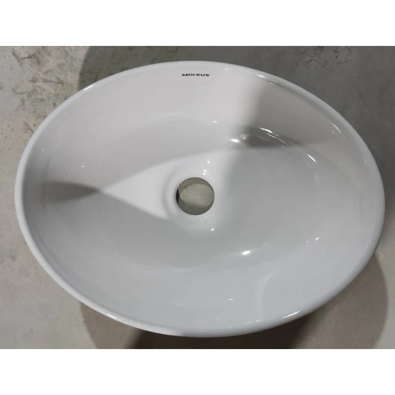 Раковина накладная Mixxus Premium ELLIPSE-0107 345х265х120mm (MP6525)