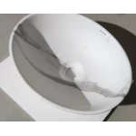 Раковина накладна MIXXUS PREMIUM ELLIPSE-0108 MARBLE 400х330х145mm (MP6526)