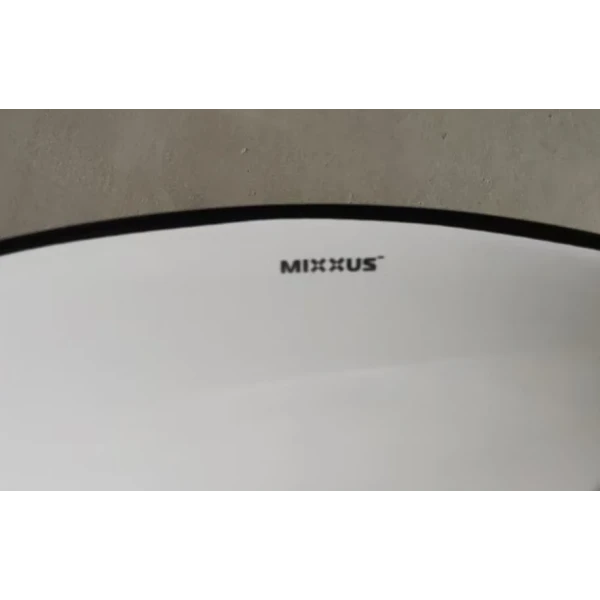 Раковина накладная MIXXUS PREMIUM ELLIPSE-0108 EDGE BLACK 400х330х145mm (MP6527)