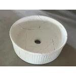 Раковина накладная Mixxus Premium WAVE-0102 MARBLE 370х370х130mm (MP6528)