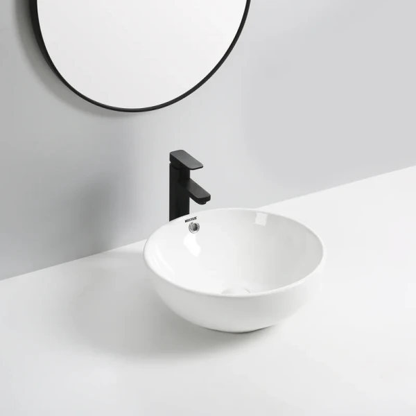 Раковина накладная Mixxus Premium ELLIPSE-0205 430х430х150mm с переливом (MP6530)