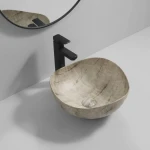 Раковина накладная Mixxus Premium WAVE-0103 MARBLE 380х380х170mm (MP6532)