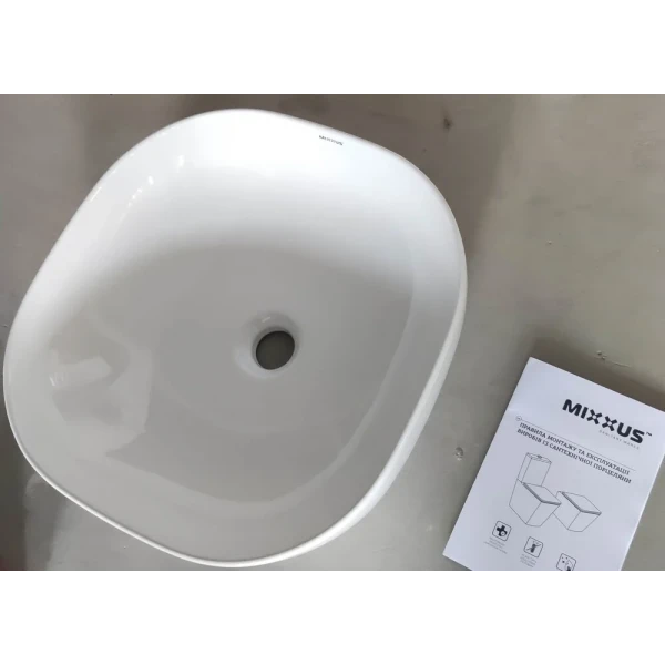 Раковина накладная MIXXUS PREMIUM DIVERSE-0105 425х425х145mm (MP6535)