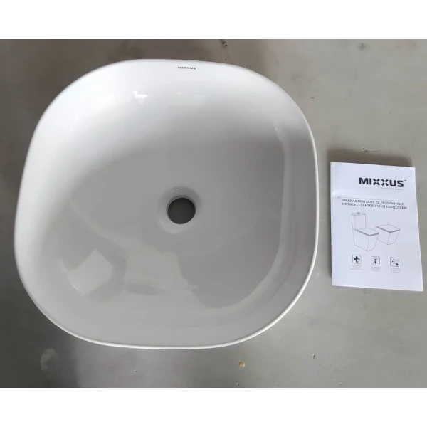 Раковина накладная MIXXUS PREMIUM DIVERSE-0105 425х425х145mm (MP6535)