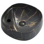 Раковина накладная MIXXUS PREMIUM WAVE-0201 MARBLE 430х430х150mm с отверстием под смеситель (MP6536)