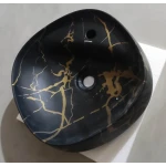 Раковина накладная MIXXUS PREMIUM WAVE-0201 MARBLE 430х430х150mm с отверстием под смеситель (MP6536)