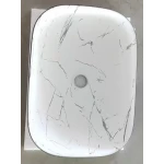 Раковина накладная MIXXUS PREMIUM DIVERSE-0112 MARBLE-BLACK 455х325х135mm (MP6541)