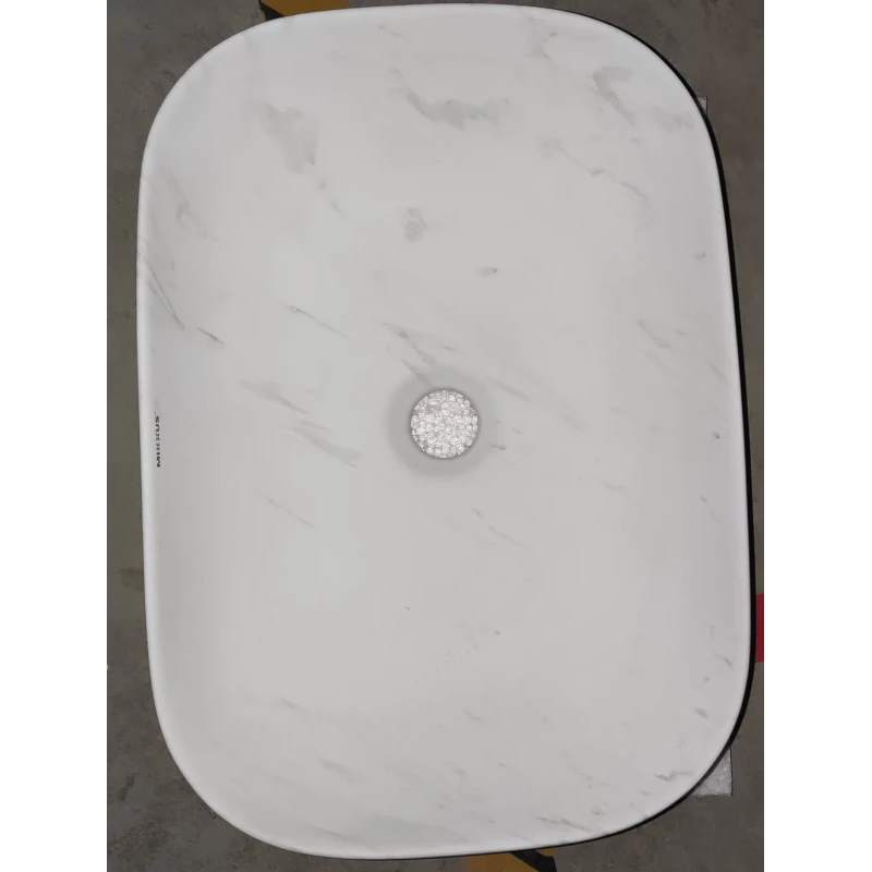 Раковина накладная Mixxus Premium DIVERSE-0112 MARBLE 455х325х135mm (MP6543)