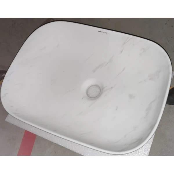 Раковина накладная Mixxus Premium DIVERSE-0112 MARBLE 455х325х135mm (MP6543)