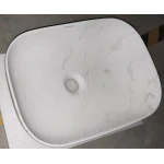 Раковина накладная Mixxus Premium DIVERSE-0112 MARBLE 455х325х135mm (MP6543)