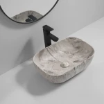 Раковина накладная MIXXUS PREMIUM DIVERSE-0113 MARBLE 455х325х135mm (MP6544)