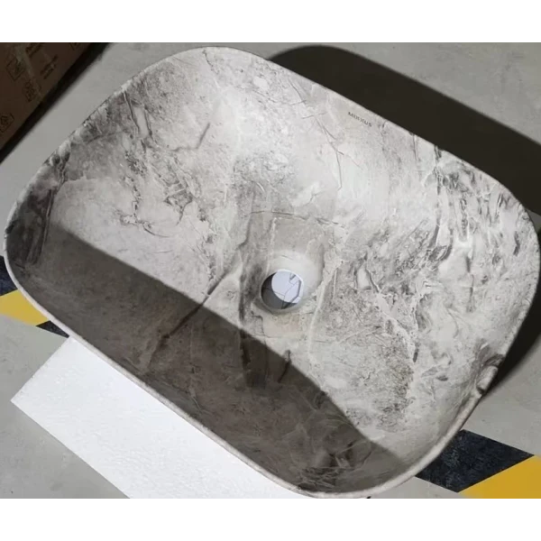 Раковина накладная MIXXUS PREMIUM DIVERSE-0113 MARBLE 455х325х135mm (MP6544)