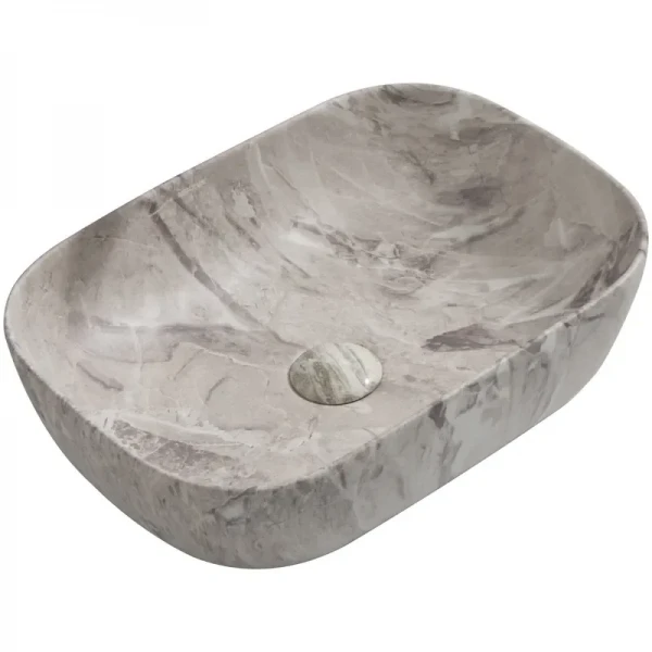 Раковина накладная MIXXUS PREMIUM DIVERSE-0113 MARBLE 455х325х135mm (MP6544)